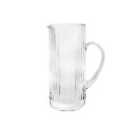 Brocca in vetro rigato Venus 2 litri