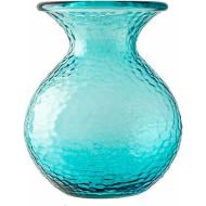 Vaso in vetro riciclato Paradise azzurro cm 24,5