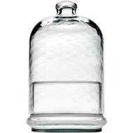 Contenitore con cupola Patisserie Midi in vetro effetto martellato