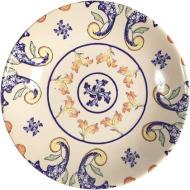 Set 12 piatti fondi in stoneware Jasmine cm 22