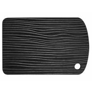 Tagliere in legno di bambù nero con impugnatura