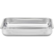 Teglia da forno in acciaio inox cm 20x14x4,5