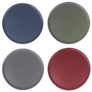 Set 4 piatti pizza in ceramica finitura satinata Colours