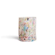 Set 2 bicchieri in vetro soffiato Macchia Graniglie Miste