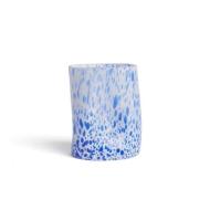 Set 2 bicchieri in vetro soffiato Macchia Celeste