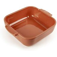 Teglia quadrata in ceramica Appolia terracotta