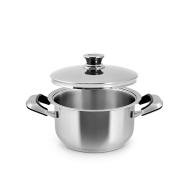 Casseruola con coperchio in acciaio inox Classic