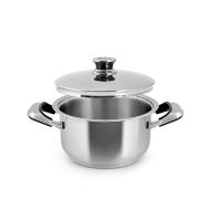 Casseruola con coperchio in acciaio inox Classic