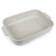 Pirofila rettangolare Appolia bianco ecrù cm 36x23x7