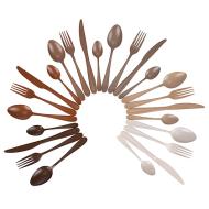 Servizio 24 posate in acciaio inox finitura opaca Shades of Chocolate