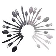 Servizio 24 posate in acciaio inox finitura opaca Shades of Stones