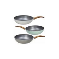 Wok in alluminio antiaderente Natural Love cm 28 (colori assortiti)