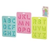 Confezione 3 Stampi lettere in silicone