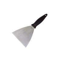Spatola triangolare in acciaio inox cm 12x12