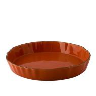 Pirofila da Forno in Stoneware Tonda Arancio 24 cm