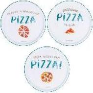 Set 3 piatti pizza/portata in porcellana 33,2 cm, Le Travisate
