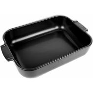 Pirofila rettangolare Appolia nero satin cm 36x31x8