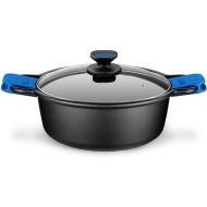 Casseruola alta per induzione con coperchio e presine Solid+ cm 24