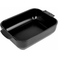 Pirofila rettangolare Appolia nero satin cm 25x16x6