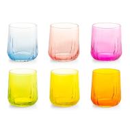 Set 6 bicchieri Nova colori pastello cl 31