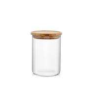 Barattolo in vetro borosilicato con tappo in legno 0,95 litri