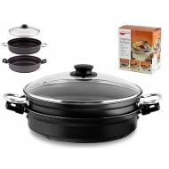 Vaporiera antiaderente multiuso cm 28