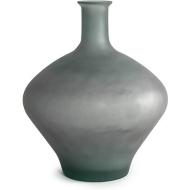 Vaso in vetro riciclato satinato blu Meguino