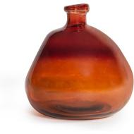Vaso in vetro riciclato rosso Simplicity
