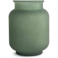 Vaso in vetro riciclato satinato grigio Hurricane