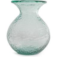 Vaso in vetro riciclato bocciardato verde Paradise
