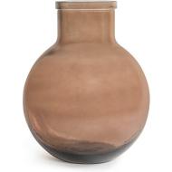 Vaso in vetro riciclato marrone Aran