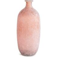 Vaso in vetro riciclato satinato rosa Napoles