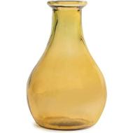 Vaso in vetro riciclato ambra Lisboa