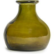 Vaso in vetro riciclato verde scuro Lisboa