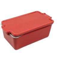 Terrina Foie Gras con pressa 600-700 gr Appolia rosso