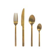 Set 24 posate in acciaio inox opaco Pulse