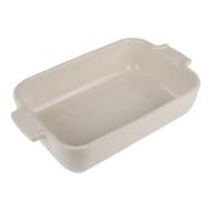 Mini teglia rettangolare Appolia bianco ecrù cm 22x12