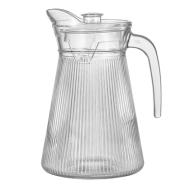 Caraffa in vetro con coperchio Sibilla 1,6 litri