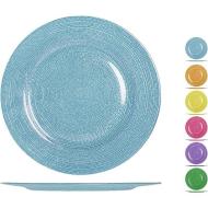 Set 6 sottopiatti in vetro Glossy cm 32 colori assortiti