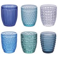 Set 6 bicchieri acqua Geometrie Ocean cl 35