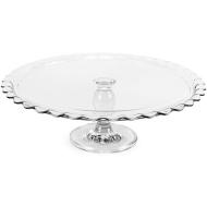 Alzata in vetro con piede Patisserie cm 37