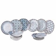 Servizio piatti 18 pz Kasbah Blue