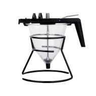 Imbuto dosatore Pinocchio con tre beccucci in silicone e piedistallo Iginio Massari