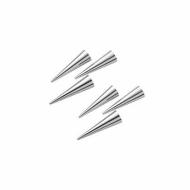 Confezione 6 stampi cono piccolo in alluminio cm 8