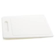 Tagliere scanalato con maniglia bianco cm 35x25