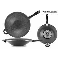 Wok con maniglia Family K2 cm 35