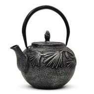 Theiera in ghisa e filtro in acciaio inox Foglie cc 800