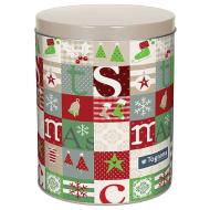 Barattolo in latta decoro Natale
