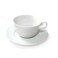 Tazza da colazione con piattino Arianna