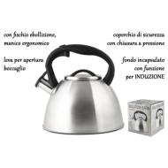 Bollitore in acciaio con fischio Allegro Satin 3 litri